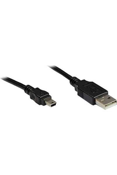 Good Connections Καλώδιο USB USB2.0 A-mini B5pin Μαύρο 0,3μ