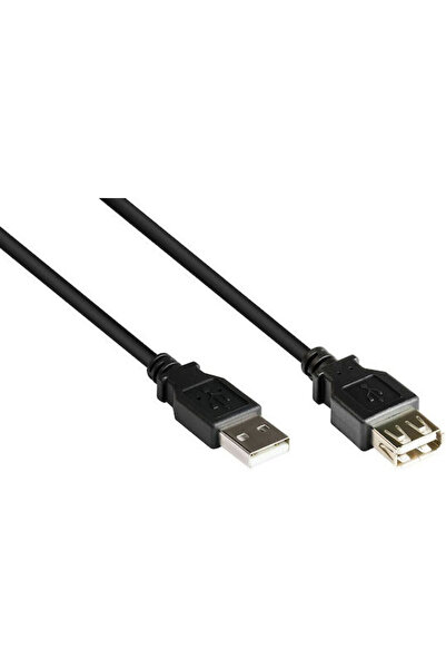 Good Connections Καλώδιο USB 2.0 5μ. Αρσενικό Α σε Θηλυκό Α (2511-OF5S)
