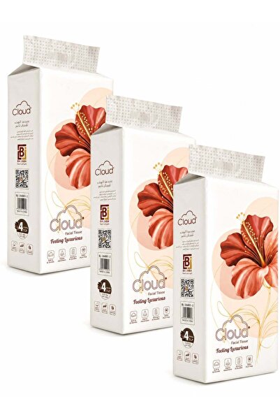 CLOUD 3 Packs of Wall Hanging Tissues 4Ply Contains 1200 Tissues Each