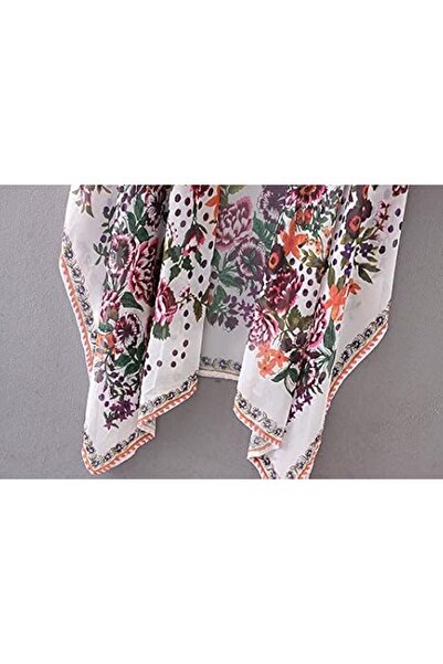 GENERAL Chunoy Women Casual Floral Striped Tie Dye Lightweight Kimono Cardiga...