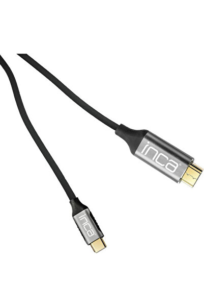 Inca Καλώδιο HDMI 1.4 Υψηλής Ταχύτητας 1080p 120Hz HDMI Αρσενικό - USB-C Αρσε...