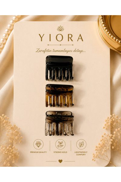 yiora 3-Piece Latch Buckle Set 3.5cm