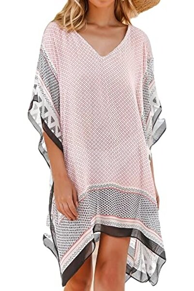 Moss Rose Women's Beach Cover up Swimsuit Kimono Cardigan with Bohemian Flora...