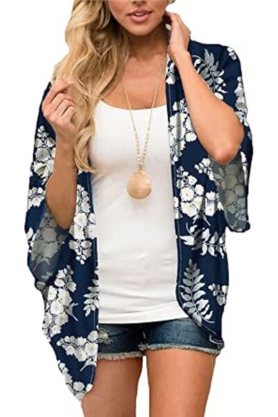 GENERAL BB&KK Women's Chiffon Boho Kimono Cardigans Casual Loose Open Front C...