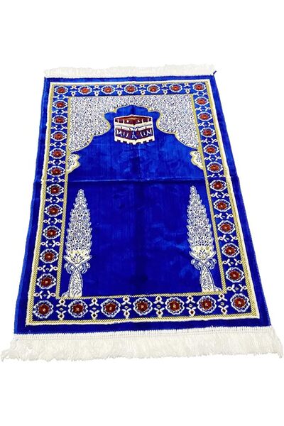 Other سجادة صلاة محمولة بتصميم تركي مخملي سميك وناعم للرجال والنساء، متعددة ا...