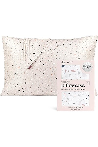 Kitsch Satin Pillowcase for Hair & Skin - Softer Than Silk Pillowcase for Hai...