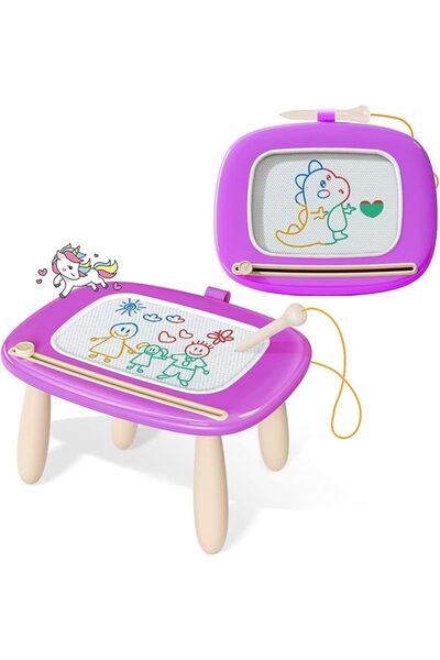 GENERAL Kikidex Magnetic Drawing Board, Toddler Girl Toys for 1-2 Year Old, D...