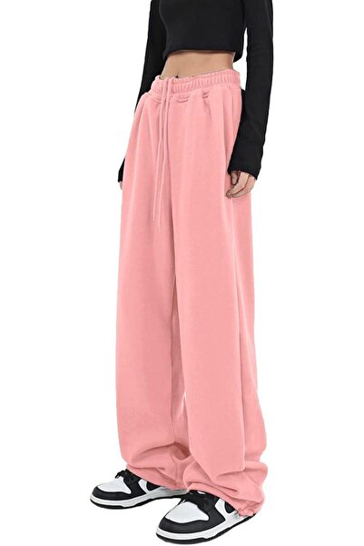 GENERAL Womens Wide Leg Sweatpants Casual Loose Yoga Pants Comfy Lounge Jogge...