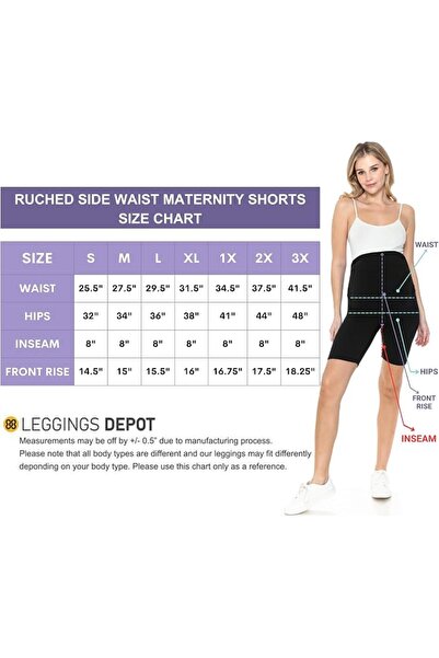 Leggings Depot بنطلونات نسائية للحوامل (عبوة واحدة)