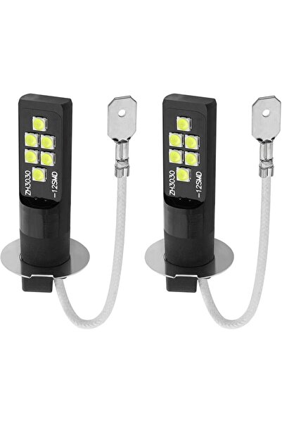 Morelian Outdoor Morelian Car LED Fog lights 80W Pair Headlight Bulbs H3 LED ...