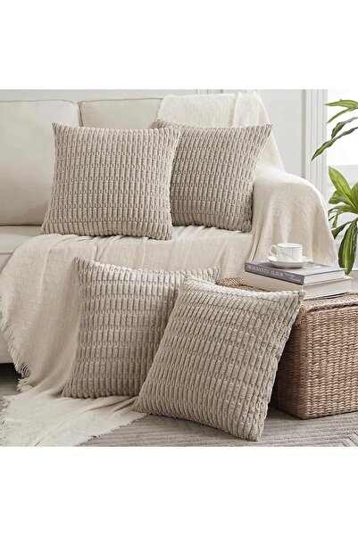 Fancy Homi 4 Packs Boho Fall Decorative Throw Pillow Covers 18x18 Inch for Li...