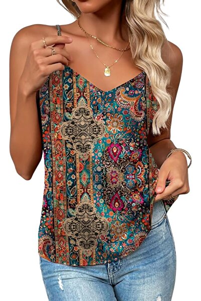 GENERAL Zeagoo Women's Silk Satin Tank Tops 2026 V Neck Adjustable Spaghetti ...