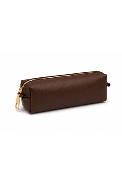 ATÖLYE ZÜMRA Vegan Leather Zippered Pen Holder
