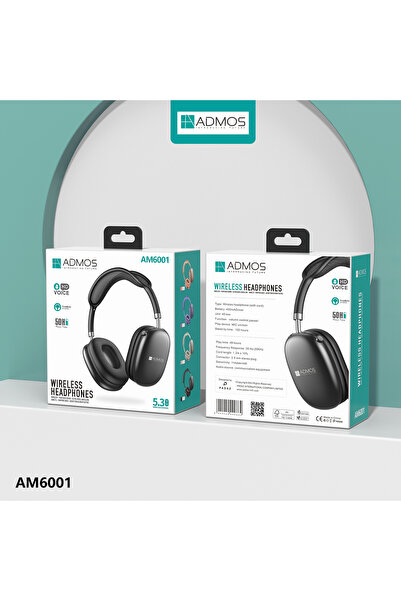 ADMOS Wireless Over-Ear Headphones | Bluetooth 5.3 Stereo Headset with Dual-U...