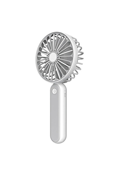Platinet Ventilator de birou portabil reîncărcabil 1200mAh, Alb