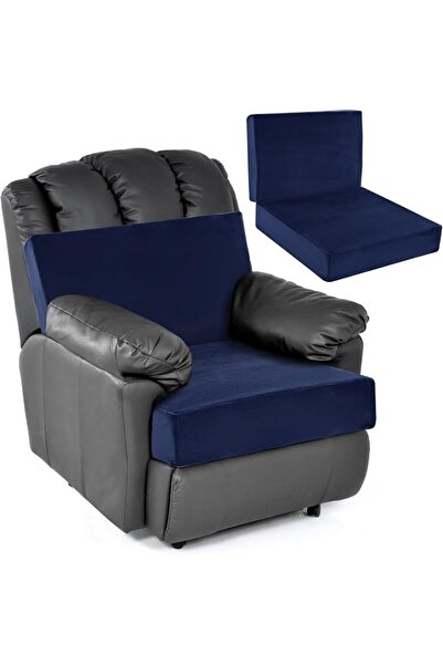 HOMBYS Memory Foam Recliner Chair Cushions for Elderly, 4" Thick Chair Pads w...