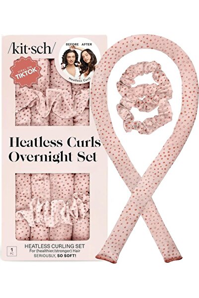 Kitsch Satin Heatless Curling Set - Hair Rollers for Heatless Curls | Heatles...
