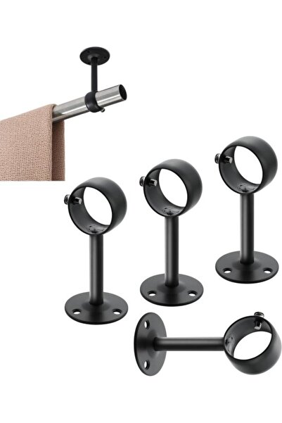 Morvena Picks Suporturi ajustabile pentru bara de perdea, 4 bucăți, de 32 mm,...