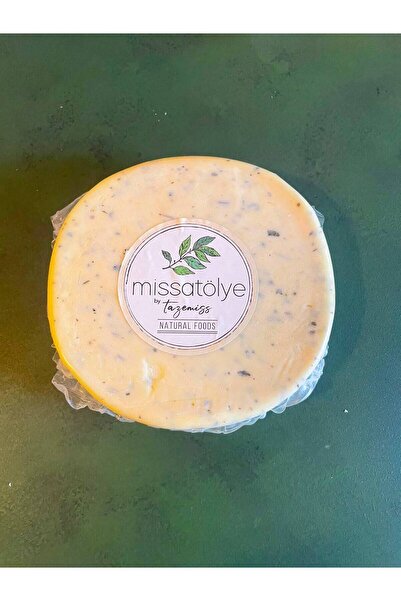 MissAtölye Fesleğenli Kaşar Peyniri (Şirden Mayalı) 500gr