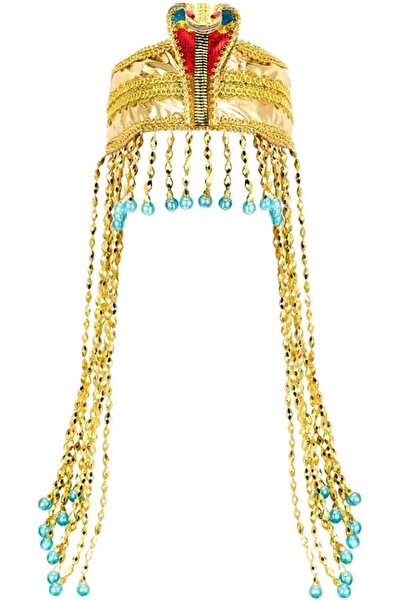 YARDHOBI Women's Egyptian Headpiece, Crown Snake Beaded Headband, Snake Beade...