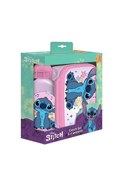 MC Micostore Set Lilo&amp;Stitch cutie sandwich 800 ml + sticla apa aluminiu ...