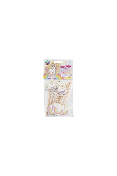 MC Micostore Unicorn cocktail chopsticks 9cm -24 pieces
