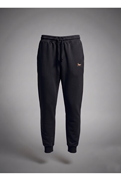 Les Canards Pantaloni scurți din hanorac cu logo brodat, regular fit
