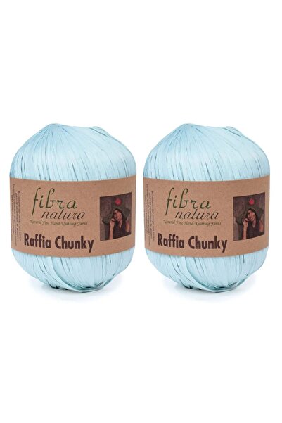 Fibra Natura Χάρτινη τσάντα από ράφια με κορδόνι Fibranatura Raffia Chunky 11...