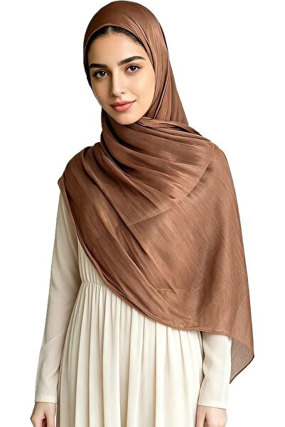GENERAL Women Premium Hijab Head Scarf Lightweight Shimmer Scarves Crepe Wedd...