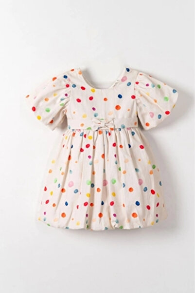 nk kids Kız Bebek Macaron Elbise