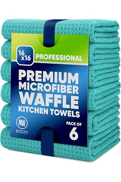 Microfiber Wholesale Kitchen Towels - Microfiber Waffle Weave Towels | White ...