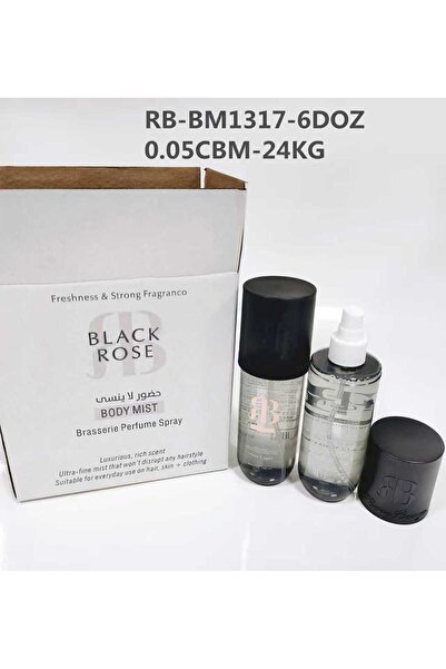 ROSE BERRYY معطر للجسم والشعر والملابس "بلاك روز" - Black Rose Body Mist & Pe...