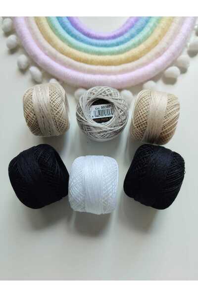 domino Number 12 Embroidery Cross Stitch Etamin Thread Sets
