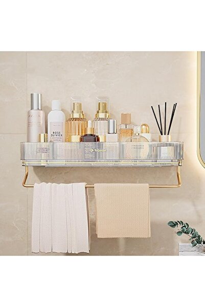 XICEN Shower Caddy Shelf，17.7“ x 2.63” x 4.3” Plastic organizer, No Drill Wal...