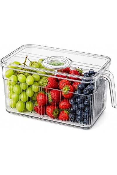 Generic Storage Container with Lid – 3L / 5L Clear BPA-Free Plastic Food Orga...