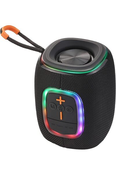 GENERAL Lawazim Waterproof Bluetooth Speaker - 7W Black Color With LED Light ...