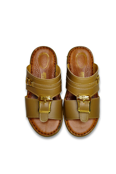 Amity Footwear KSA Premium Leather Men's Sandals - Slip-On - Italian Designer...