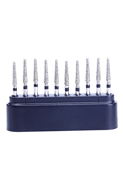 Choice6 TR-13S 10Pcs/Box Dental Diamond Burs Multiple Models Optional Black S...
