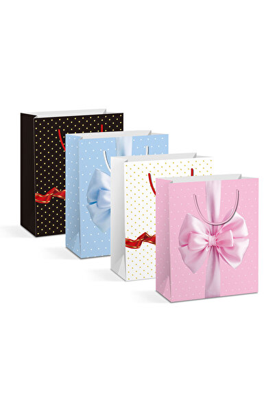 Alista Home Christmas gift bags glossy paper 26.5 x 12.7 x 33 cm, set of 12 pcs