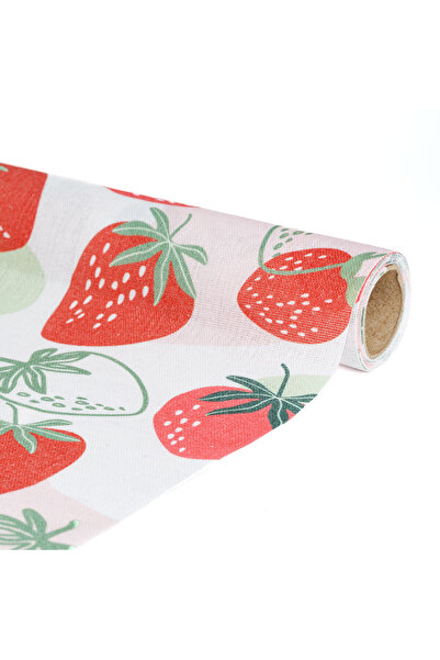 Alista Home Decorative table runner, 180x28 cm, strawberry pattern white back...