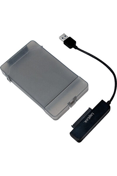 LogiLink AU0037 Προσαρμογέας USB 3.0 σε SATA 2,5 ιντσών με διαφανή προστατευτ...