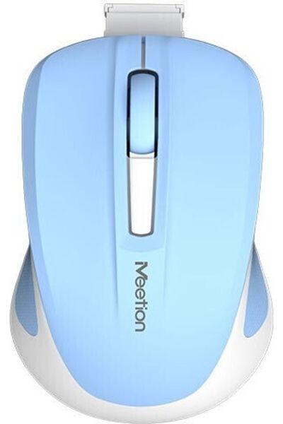 MeeTion Αθόρυβο Μίνι Ασύρματο Ποντίκι Bluetooth 2.4G Μπλε