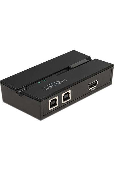 DELOCK 11491 Διακόπτης KVM και Δεδομένων με USB-B USB 2.0