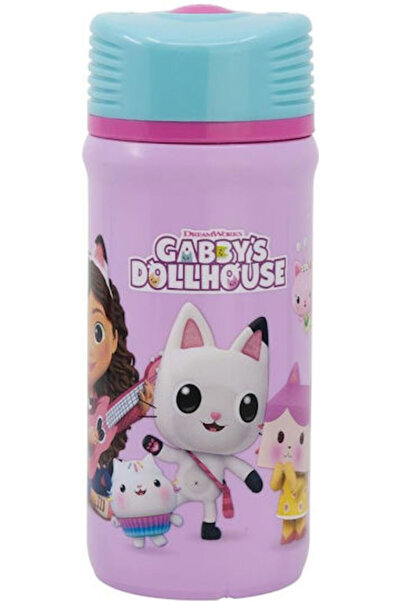 Stor Πλαστικό Παιδικό Μπουκάλι Νερού Gabby Dollhouse Μωβ Γκάμπι 390ml Κωδικός...
