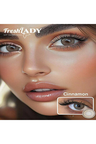 Fresh Lady Cinnamon Monthly Disposable Contact Lenses, Color Contact Lenses, ...