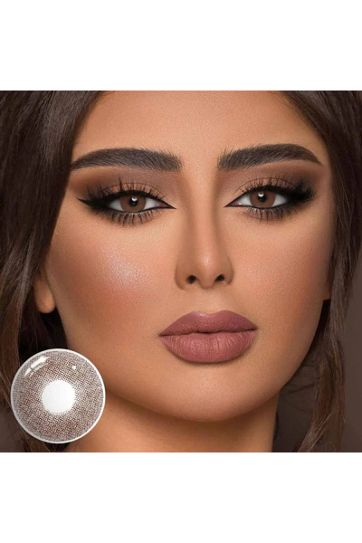 Fresh Lady Queen Chocolate Monthly Disposable Contact Lenses, Color Contact L...