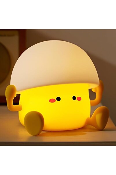JOYZZZ Egg Night Light, Rechargeable Egg-Shaped Night Lamp for Children, Port...