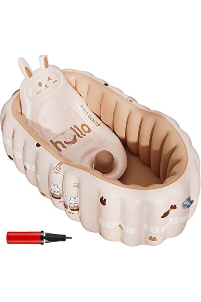Generic Blow Up Infant Bathtub Foldable Swimming Pool Non-Slip Seat Shower | ...