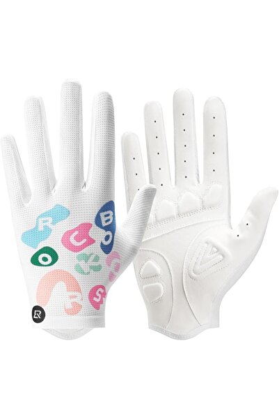 ROCKBROS Full Finger Cycling Gloves Touchscreen Breathable Gel Padded Bike Gl...