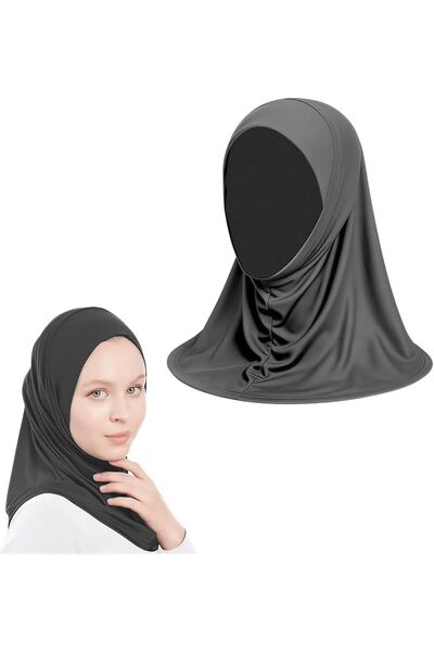GoodTool حجاب مع غطاء للذقن للنساء، قبعة داخلية تحت الحجاب، وشاح حجاب للمسلما...